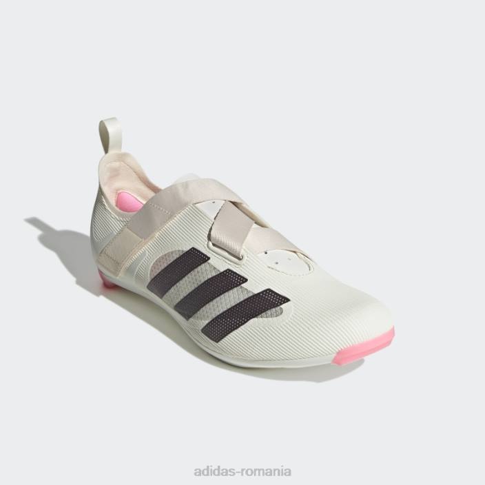 Adidas alb pantoful de ciclism indoor unisex alb/maro/roz 2JBN431