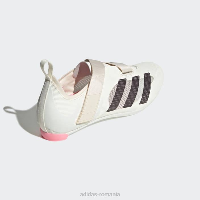 Adidas alb pantoful de ciclism indoor unisex alb/maro/roz 2JBN431
