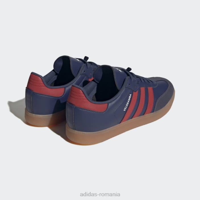 Adidas bleumarin pantofi de ciclism vegani velosamba unisex bleumarin/stacojiu/alb 2JBN4654