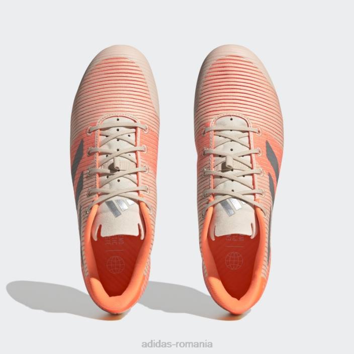 Adidas nisip pantof de ciclism rutier 2.0 unisex nisip/argintiu/portocaliu 2JBN12671