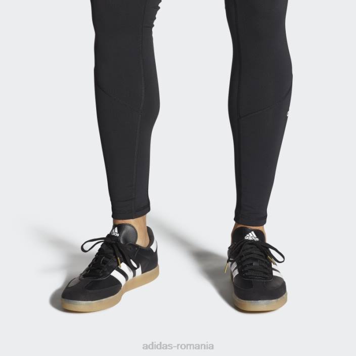Adidas pantofi de ciclism vegani velosamba negri adidas unisex alb negru 2JBN3915