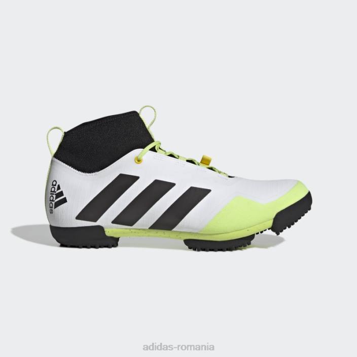 Adidas pantofii de ciclism gravel albi unisex alb/negru/ var 2JBN13010