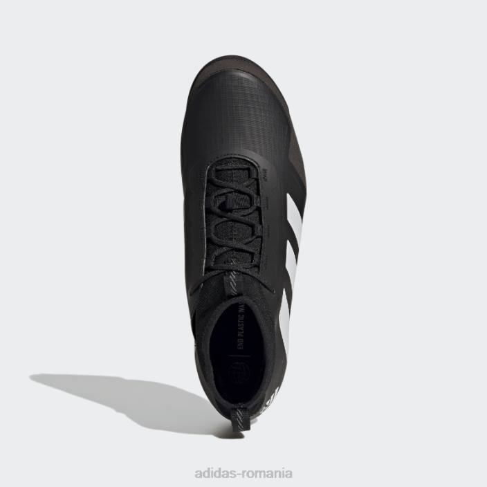 Adidas pantofii de ciclism gravel negri unisex negru/alb/gri 2JBN12680
