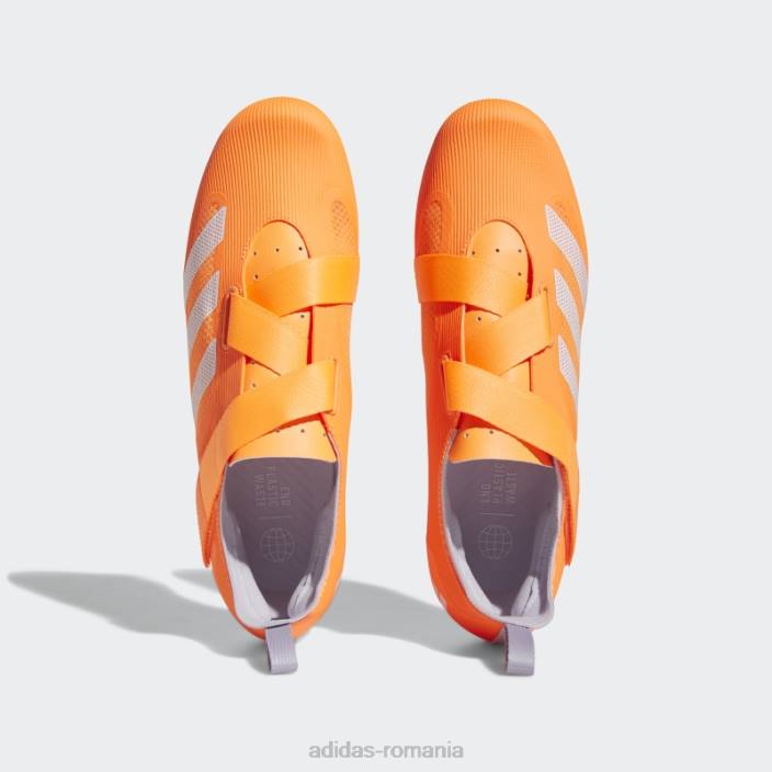 Adidas pantoful de ciclism indoor portocaliu unisex zori portocaliu/alb/argintiu 2JBN12584