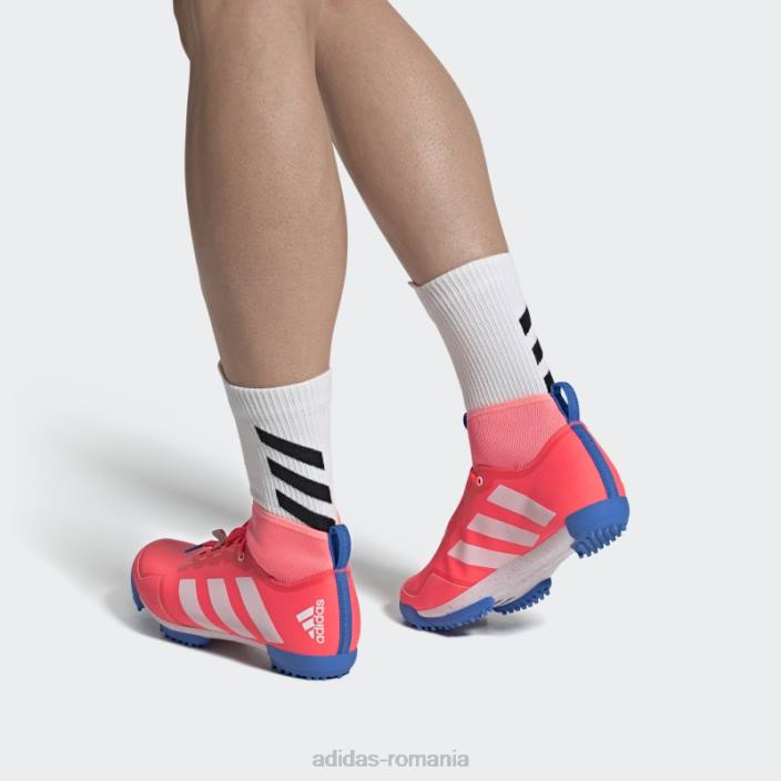 Adidas turbo the gravel pantofi de ciclism unisex turbo/alb/roșu acid 2JBN12946
