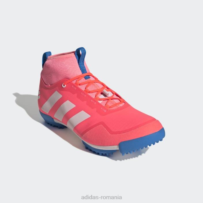 Adidas turbo the gravel pantofi de ciclism unisex turbo/alb/roșu acid 2JBN12946