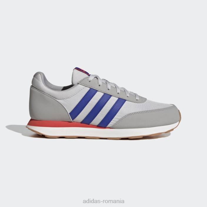 Adidas Run 60s 3.0 pantofi gri unisex gri/albastru/rosu 2JBN12241