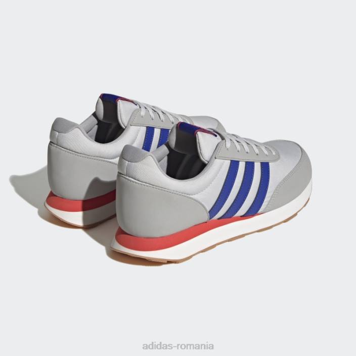 Adidas Run 60s 3.0 pantofi gri unisex gri/albastru/rosu 2JBN12241