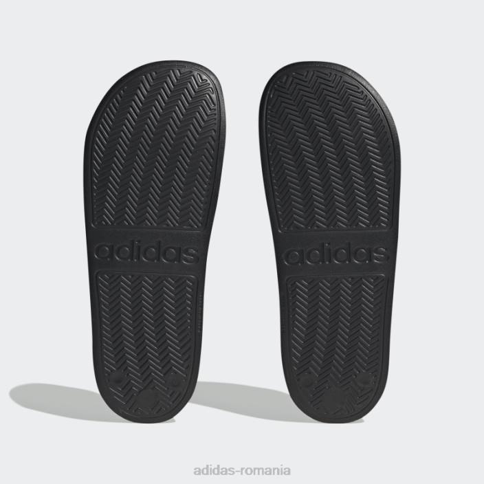 Adidas adilette shower tobogane negre unisex alb negru 2JBN4420