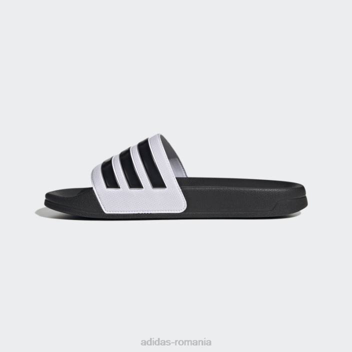 Adidas adilette shower tobogane negre unisex alb negru 2JBN4420