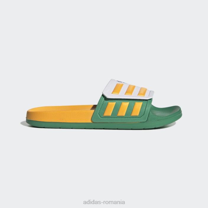Adidas adilette tnd slides gold unisex alb/auriu/verde curte 2JBN12826