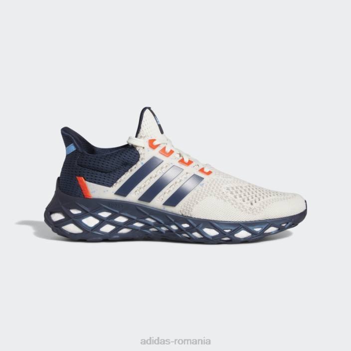 Adidas alb ultraboost web ADN alergare sport îmbrăcăminte lifestyle pantofi unisex alb/marinier/portocaliu 2JBN725