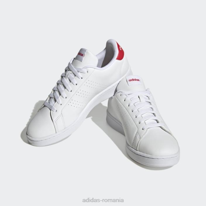 Adidas avantaj pantofi stacojiu unisex alb/stacojiu 2JBN12355