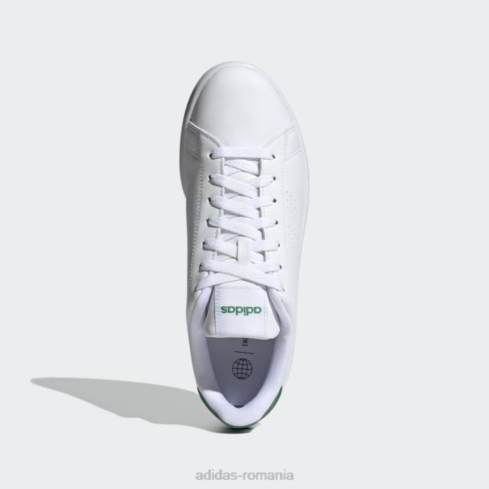 Adidas avantaj pantofi verde elegant unisex alb/verde 2JBN4748