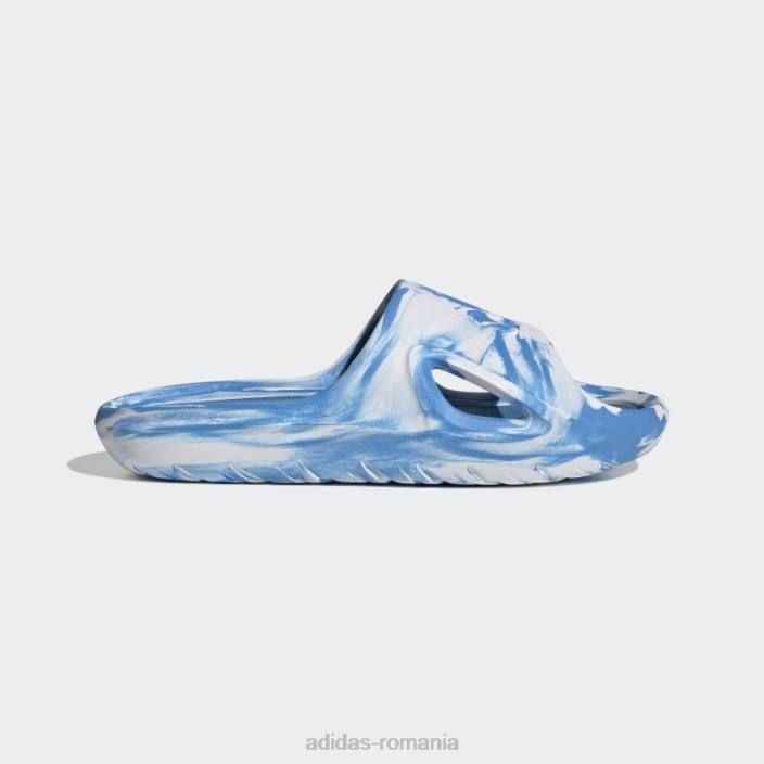 Adidas diapozitive adicane albe adidas unisex alb/albastru 2JBN4623