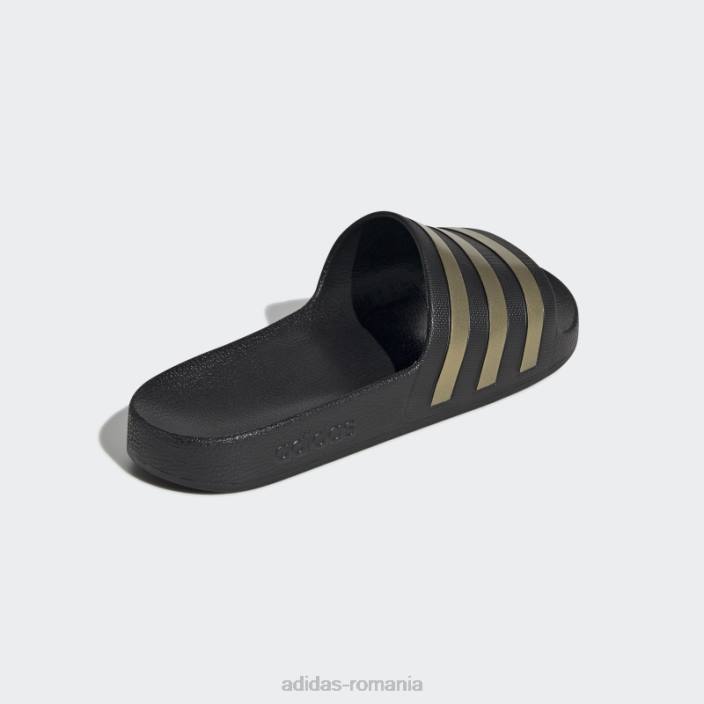 Adidas diapozitive adilette aqua aurii metalic unisex negru/auriu metalic 2JBN339