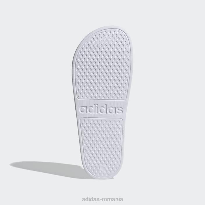 Adidas diapozitive adilette aqua platinum metalic unisex alb/platină metalic 2JBN12395