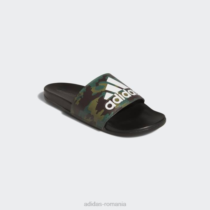 Adidas diapozitive adilette comfort alb unisex alb negru 2JBN3876