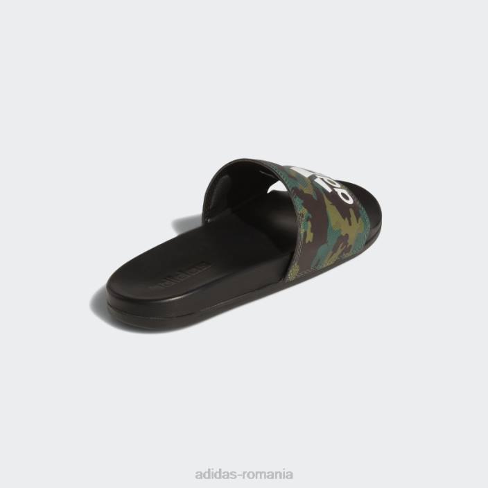 Adidas diapozitive adilette comfort alb unisex alb negru 2JBN3876