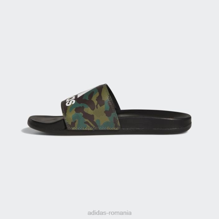 Adidas diapozitive adilette comfort alb unisex alb negru 2JBN3876