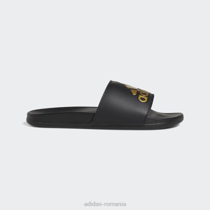 Adidas diapozitive adilette comfort aurii metalic unisex negru/auriu metalic 2JBN299
