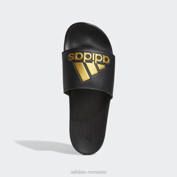 Adidas diapozitive adilette comfort aurii metalic unisex negru/auriu metalic 2JBN299