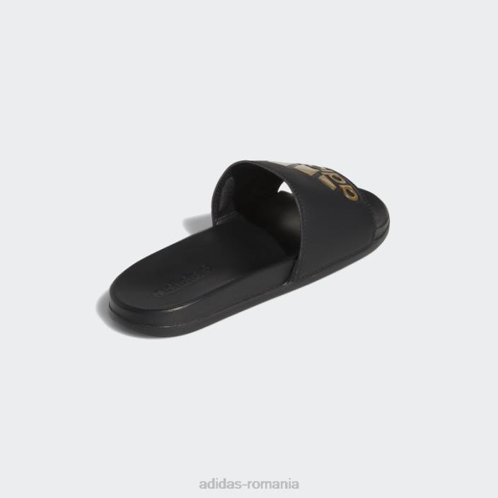 Adidas diapozitive adilette comfort aurii metalic unisex negru/auriu metalic 2JBN299