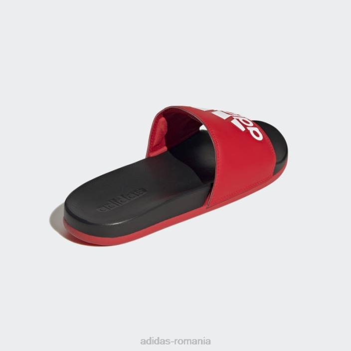 Adidas diapozitive adilette confort roșii unisex roșu/negru/alb 2JBN4153