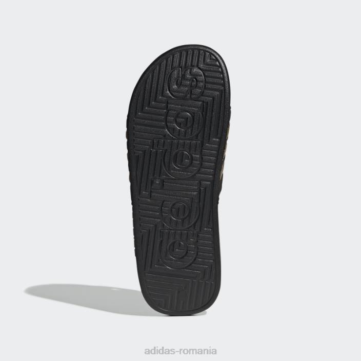 Adidas diapozitive adissage auriu metalic unisex negru/auriu metalic 2JBN12298