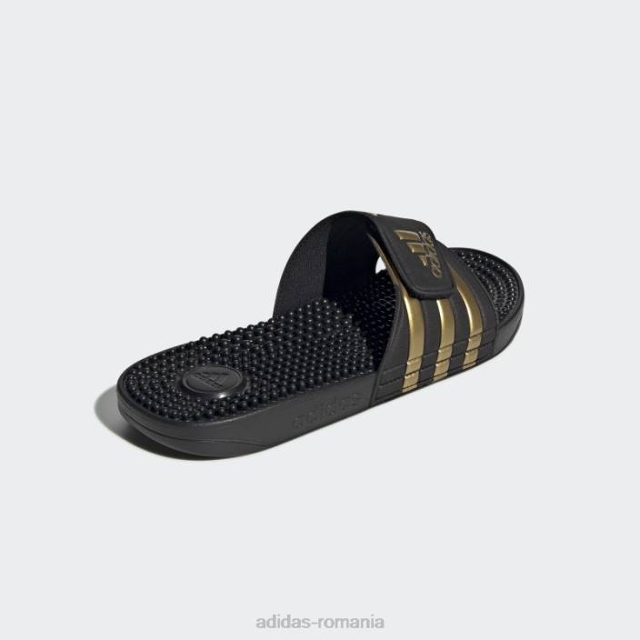 Adidas diapozitive adissage auriu metalic unisex negru/auriu metalic 2JBN12298