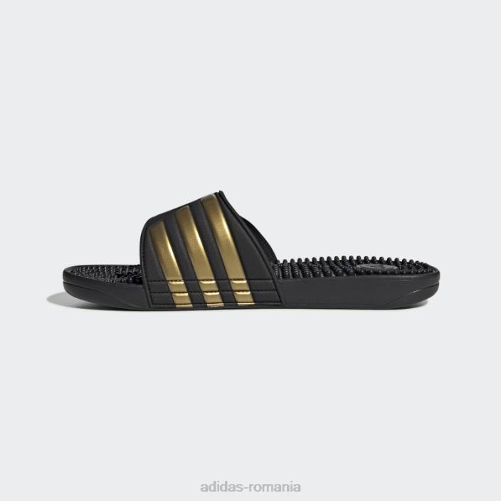 Adidas diapozitive adissage auriu metalic unisex negru/auriu metalic 2JBN12298