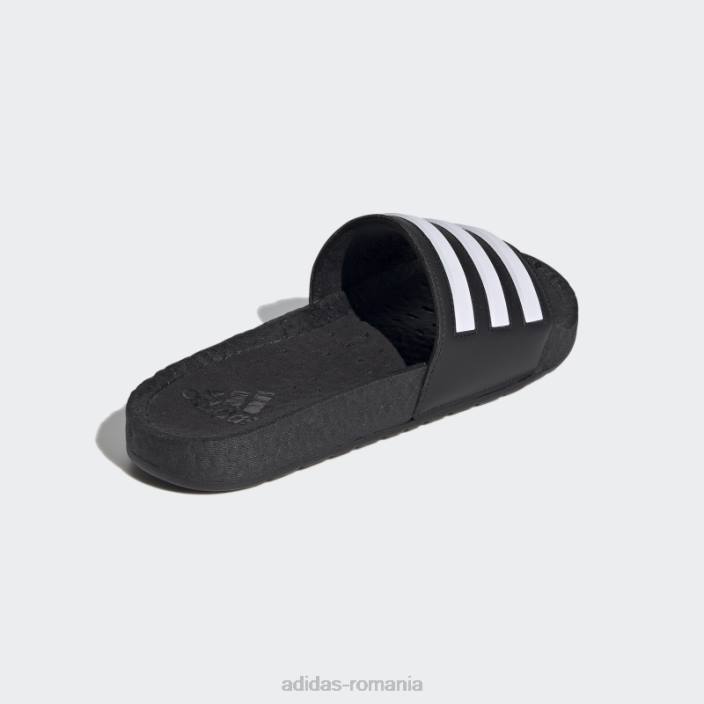 Adidas diapozitive negre adilette boost unisex alb negru 2JBN112