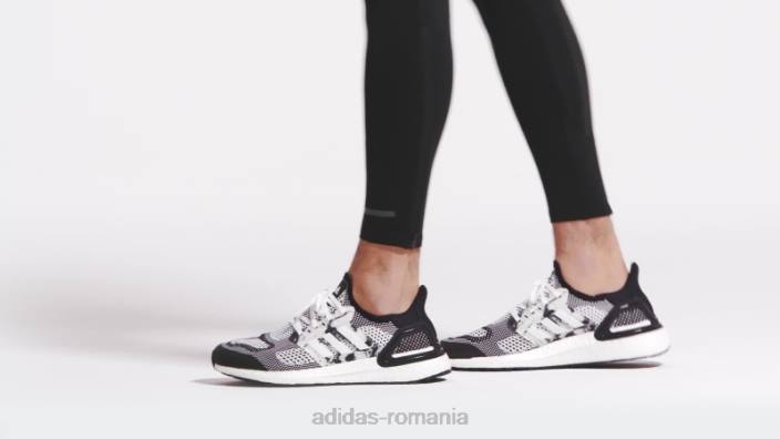 Adidas fashion ultraboost 19.5 dna alergare sport imbracaminte lifestyle pantofi negri unisex alb negru 2JBN4199