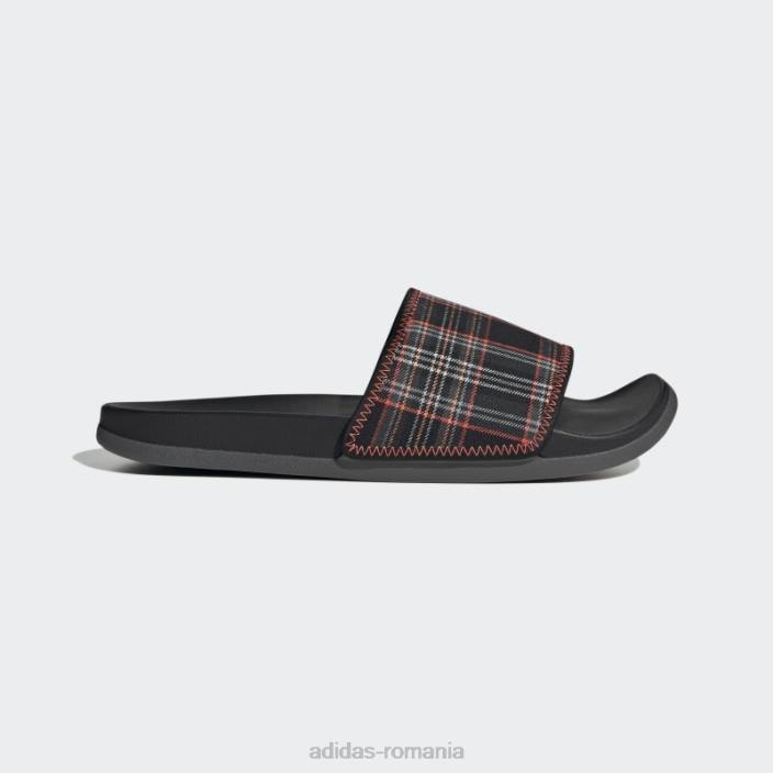 Adidas gri adilette confort diapozitive moda unisex gri inchis 2JBN4614