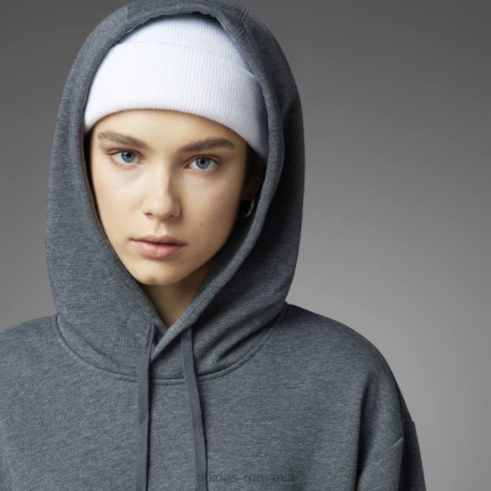 Adidas hanorac gri închis pentru ziua Îndrăgostiților unisex erica gri închis 2JBN958