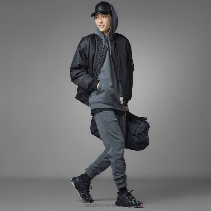 Adidas hanorac gri închis pentru ziua Îndrăgostiților unisex erica gri închis 2JBN958