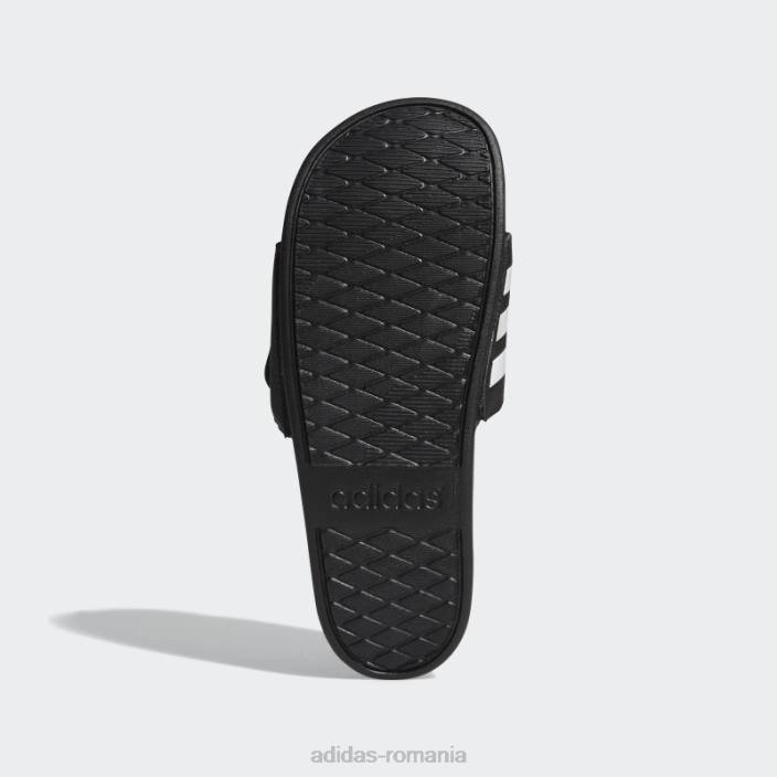 Adidas hot adilette confort tobogane reglabile alb unisex alb negru 2JBN3947