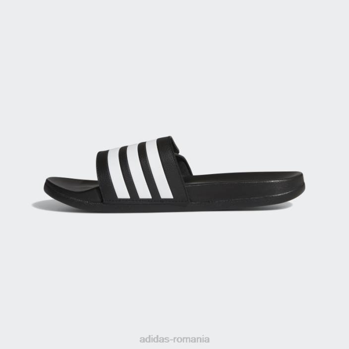 Adidas hot adilette confort tobogane reglabile alb unisex alb negru 2JBN3947