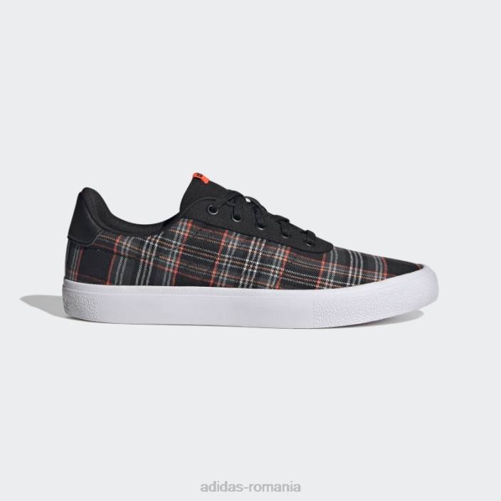 Adidas negru vulc raid3r lifestyle skateboarding pantofi de branding cu 3 dungi adidas unisex gri inchis 2JBN12279