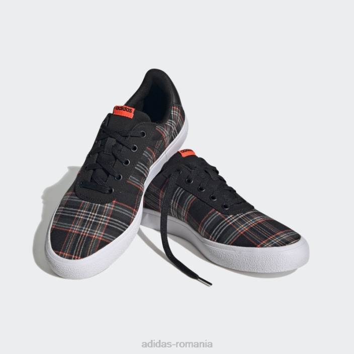 Adidas negru vulc raid3r lifestyle skateboarding pantofi de branding cu 3 dungi adidas unisex gri inchis 2JBN12279