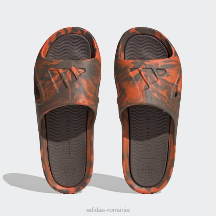 Adidas pământ adicane alunecă unisex pământ/portocaliu 2JBN4612