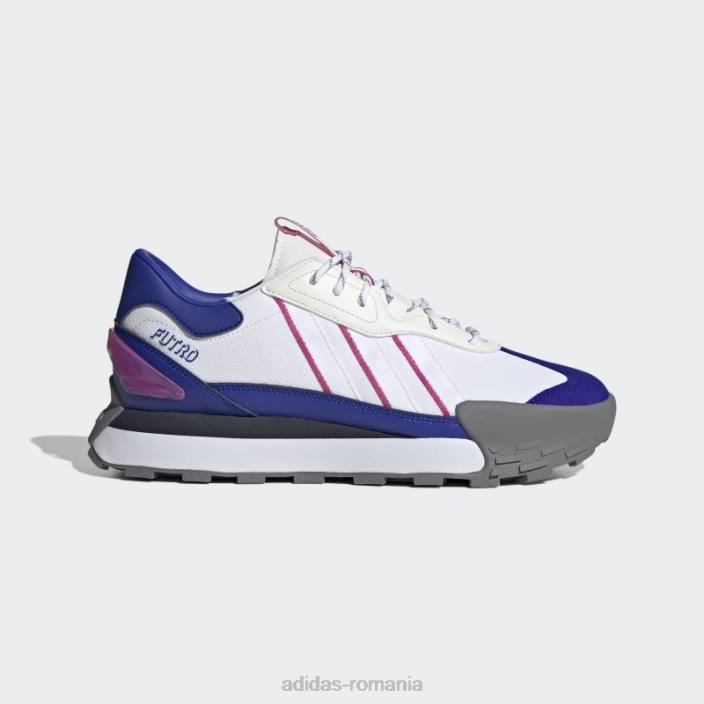 Adidas pantofi albi futro mixr unisex alb/albastru deschis/fucsia 2JBN12436