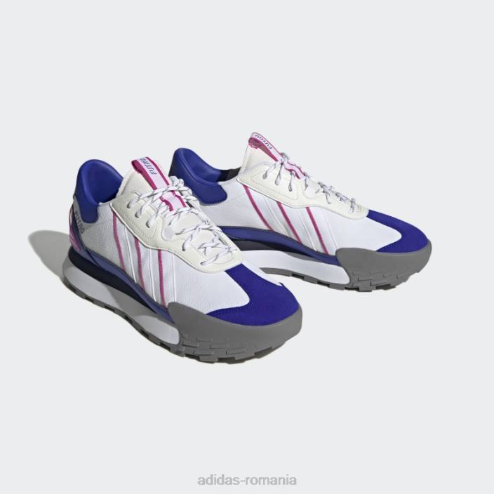 Adidas pantofi albi futro mixr unisex alb/albastru deschis/fucsia 2JBN12436