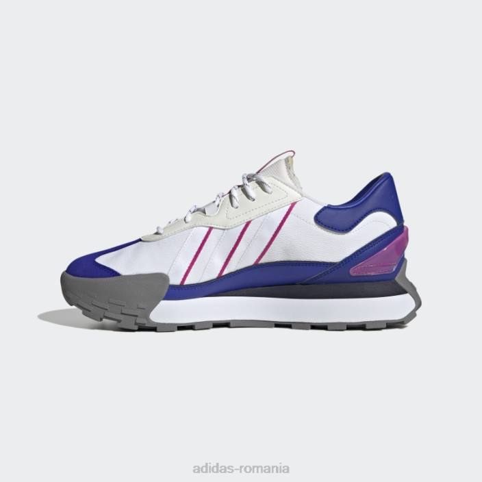 Adidas pantofi albi futro mixr unisex alb/albastru deschis/fucsia 2JBN12436