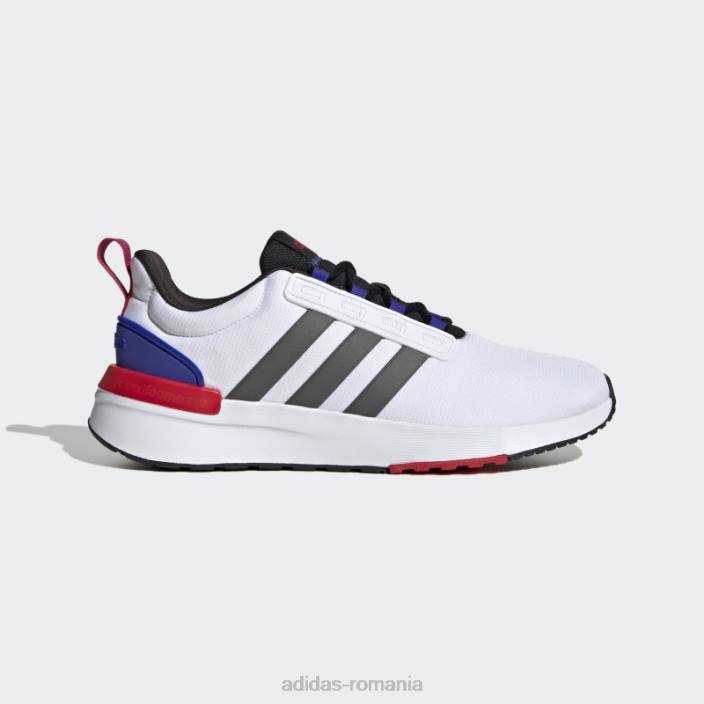 Adidas pantofi albi racer tr21 cloudfoam unisex alb/metalic/albastru 2JBN12437