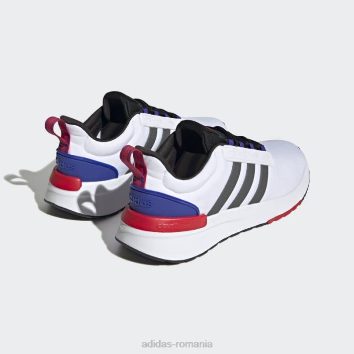 Adidas pantofi albi racer tr21 cloudfoam unisex alb/metalic/albastru 2JBN12437