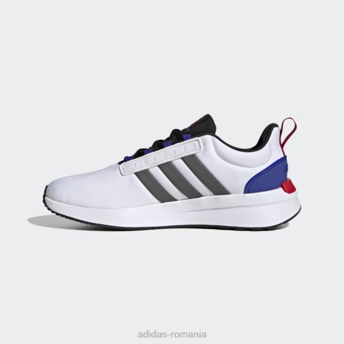 Adidas pantofi albi racer tr21 cloudfoam unisex alb/metalic/albastru 2JBN12437