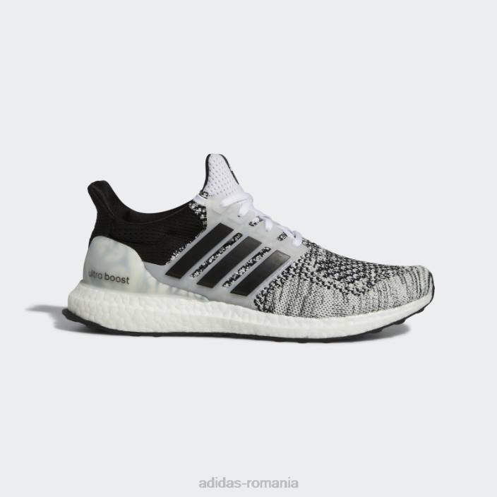 Adidas pantofi albi ultraboost 1.0 ADN pentru alergare sport imbracaminte lifestyle unisex alb negru 2JBN1360