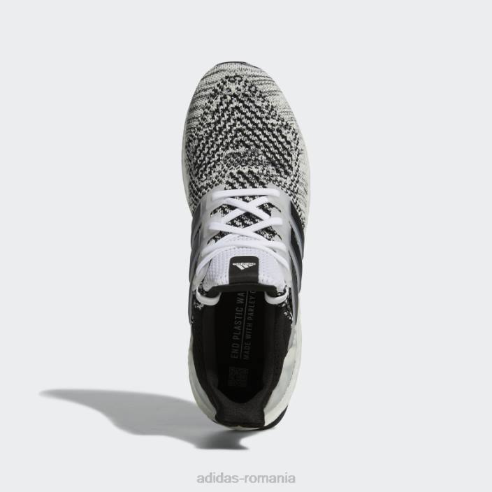 Adidas pantofi albi ultraboost 1.0 ADN pentru alergare sport imbracaminte lifestyle unisex alb negru 2JBN1360
