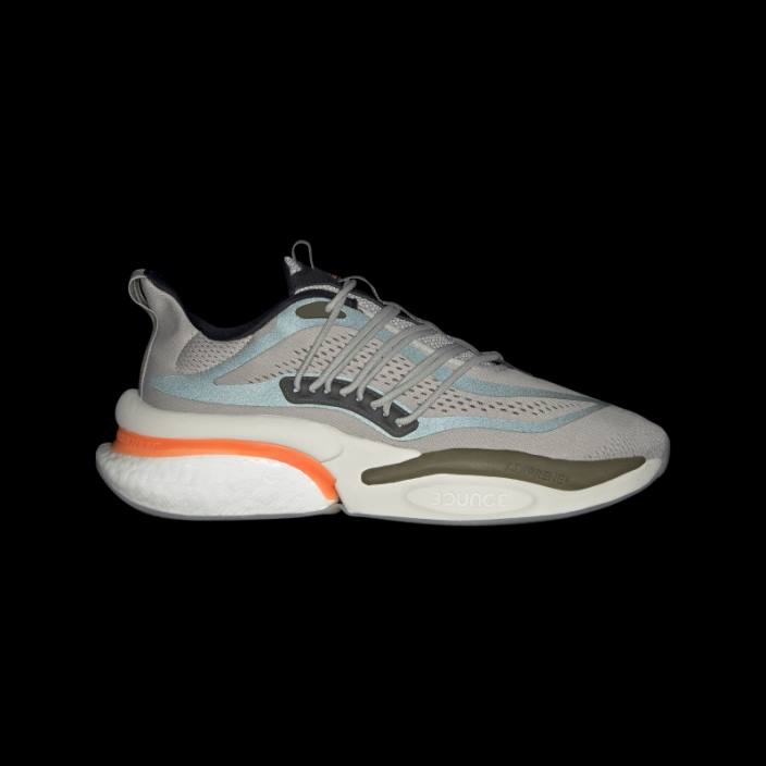 Adidas pantofi alphaboost v1 sustainable boost gri metal adidas unisex gri metal/portocaliu/măsliniu 2JBN12492